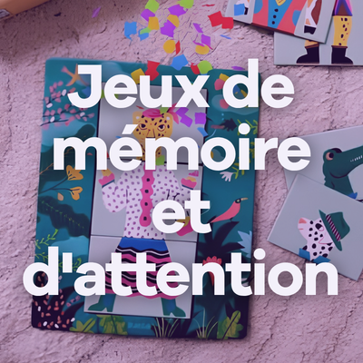 Image Jeux de mémoire et d'attention